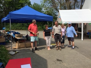 Outside the Reading Room - a Village Fair